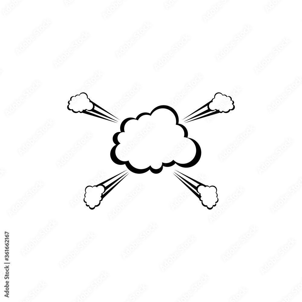 Comic Book Design Element Vector Illustration
