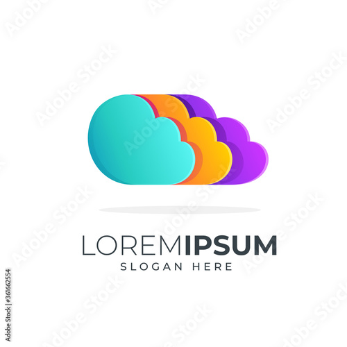 cloud logo design