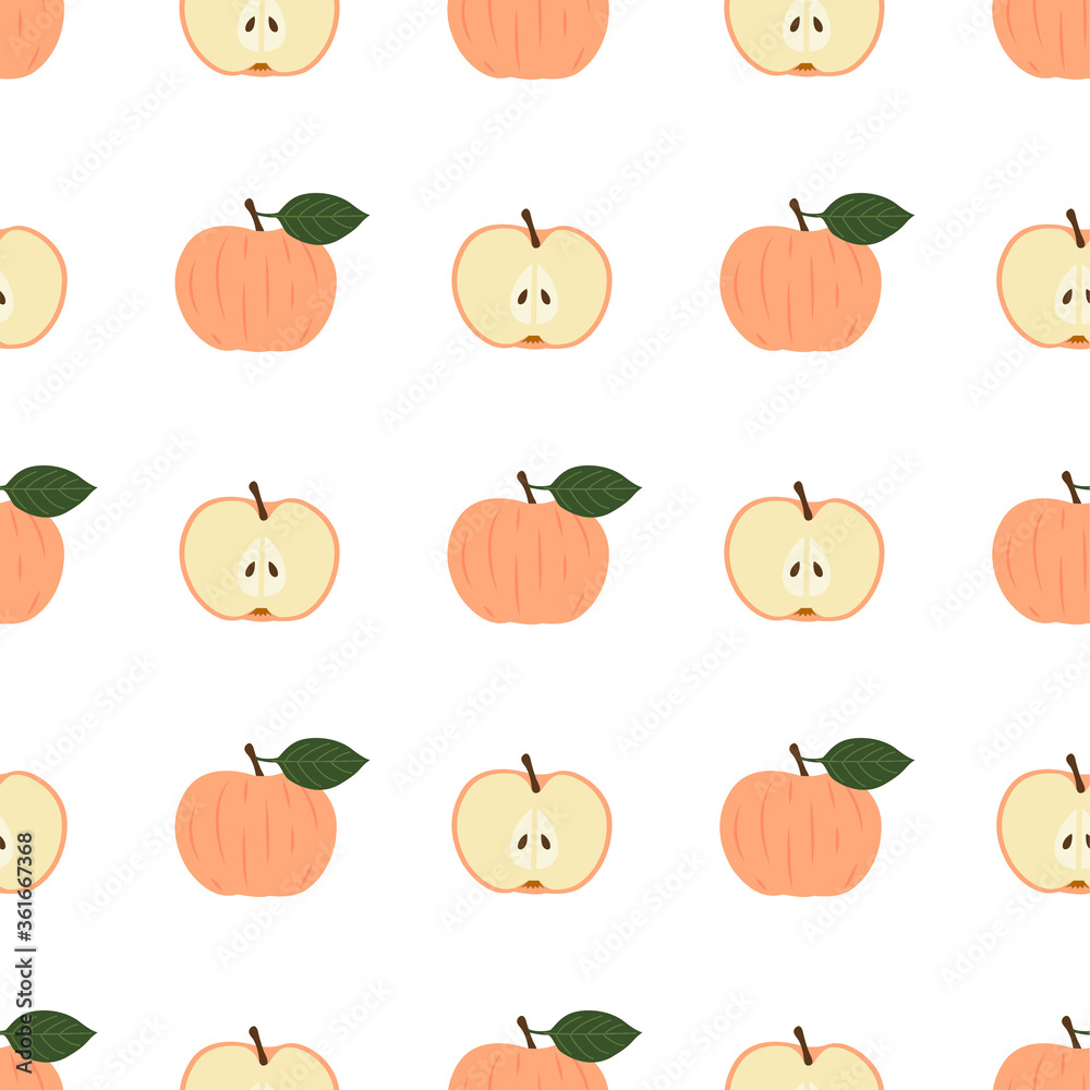 Apple. Seamless Vector Patterns Apple. Seamless Vector Patterns