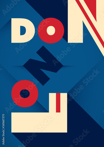 London poster design with typography. Vector illustration.