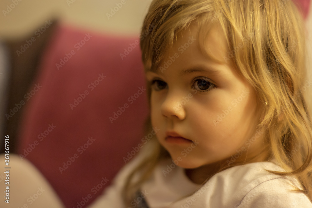 portrait of a little girl