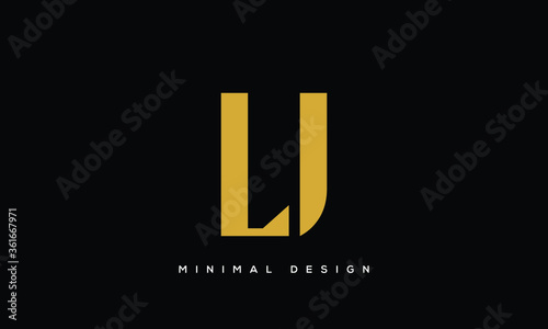 LU letter logo alphabet monogram icon symbol photo