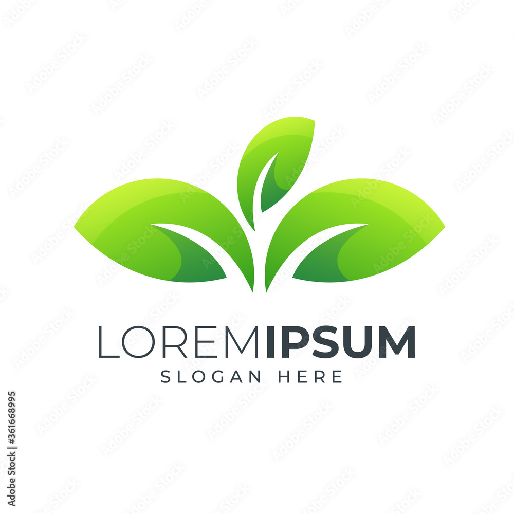 leaf logo design