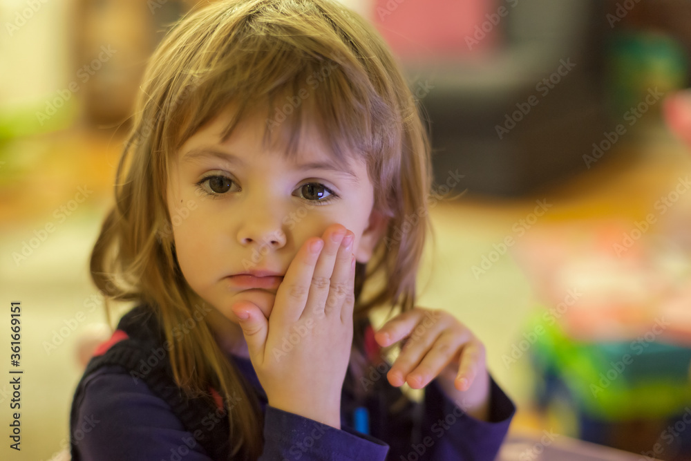 portrait of a little girl