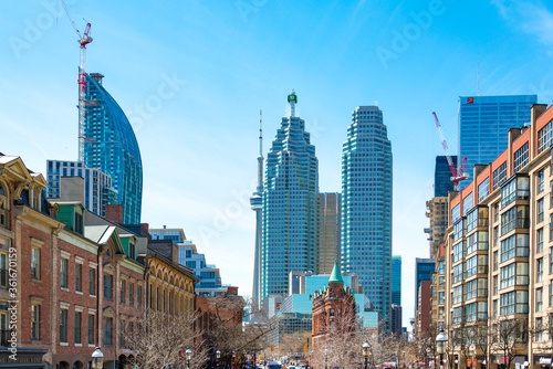 Toronto, Canada, famous buildings in the downtown district