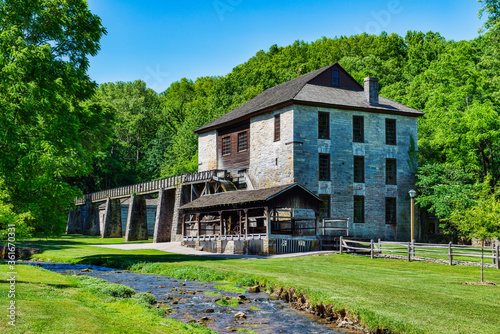 The mill at Spring Mill State Park in Indiana...  a public place.  © David Arment