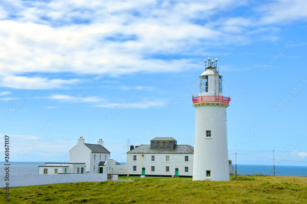 Ireland, Clare County - Aug 22nd 2010: loop Head Lighthouse Ireland, Clare County - Aug 22nd 2010: loop Head Lighthouse