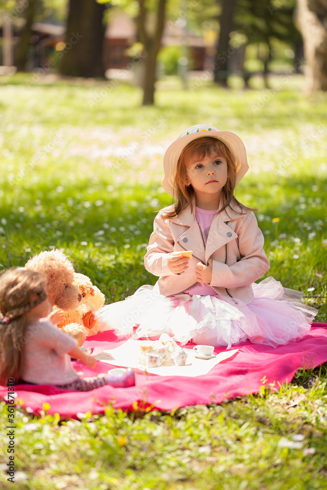 a girl poses in nature