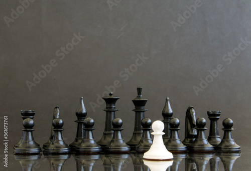 chess pieces on a chessboard