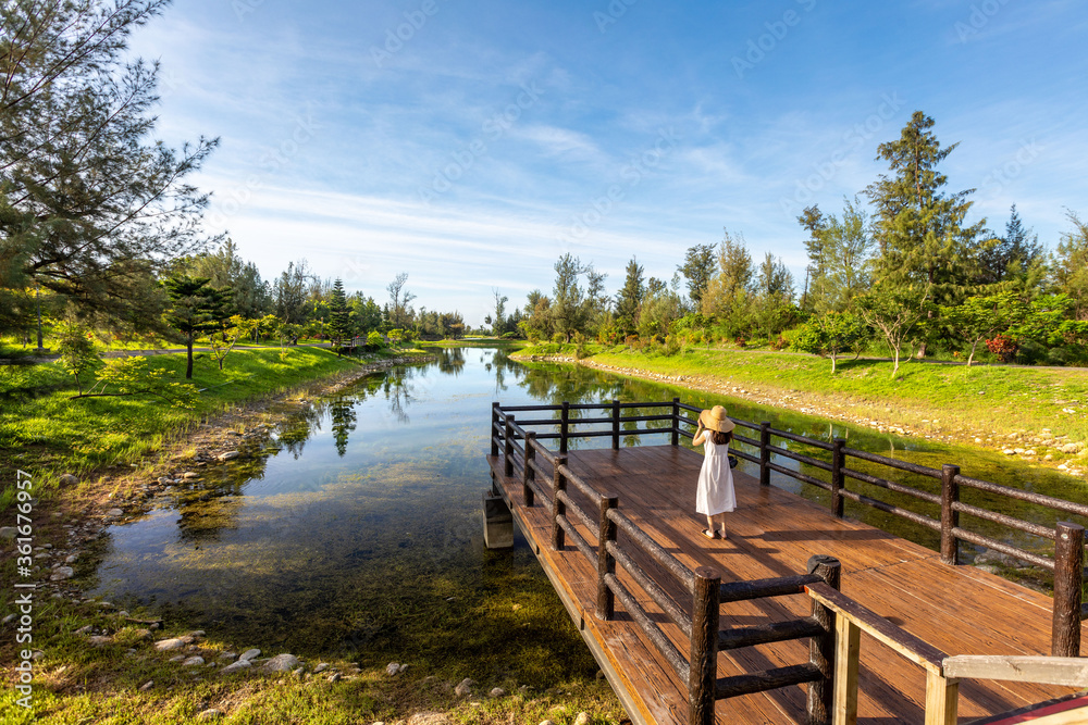 Pipa Lake in Taitung forest park, Taiwan