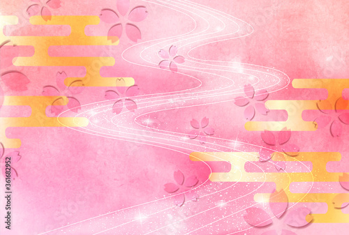 桜　春　花　背景