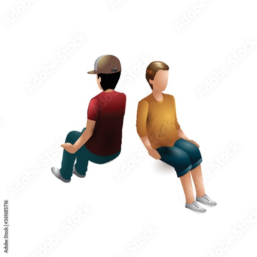 Isometric boys