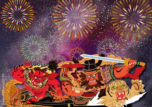 花火, お祝い, 夜, 休日, 新しい, 年, 爆発, アブストラクト, 空, パーティー, 火, カラフル, 祝う, 元日, 表示, 幸せな, 赤, 祭り, 黒, 行事, 光, 美しい, 前日, 旅行, 日本, シンボル, イベント, 青森, 観光, 素材, 象徴, 観光名所, 名所, なまはげ, 東北, 秋田, ねぶた祭, ねぶた, リアル, イラスト, 背景画像, 壁紙