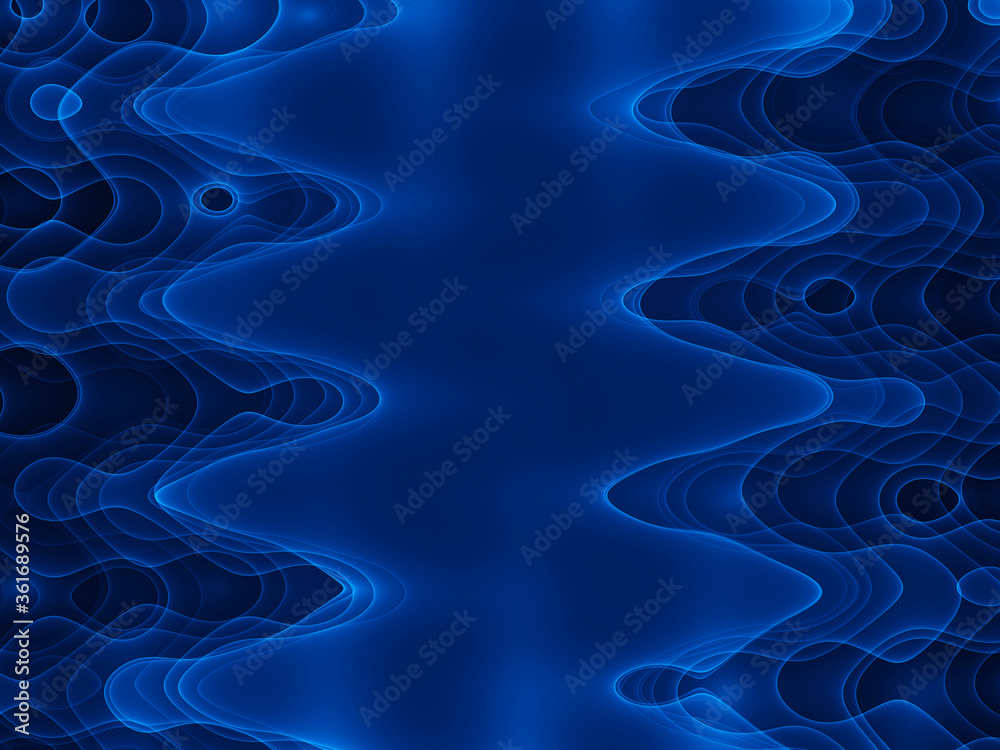 Blue abstract graphic elements. Dynamic colored shapes and lines. Banners and templates with flowing liquid forms.