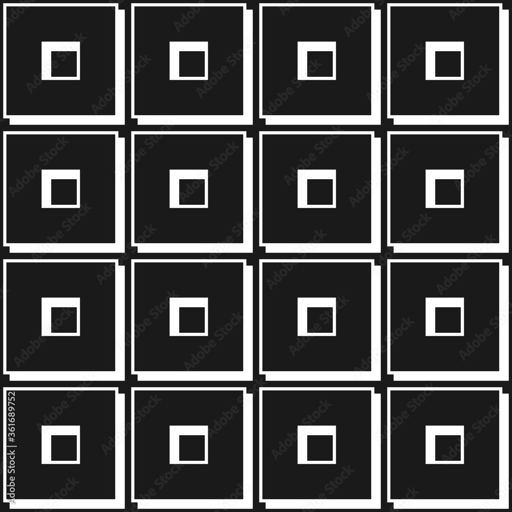 Seamless geometric pattern with square tiles Seamless geometric pattern with square tiles