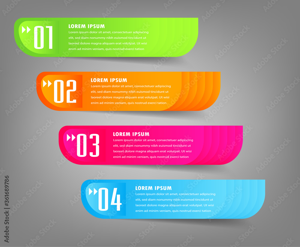 modern text box template, banner Infographics modern text box template, banner Infographics
