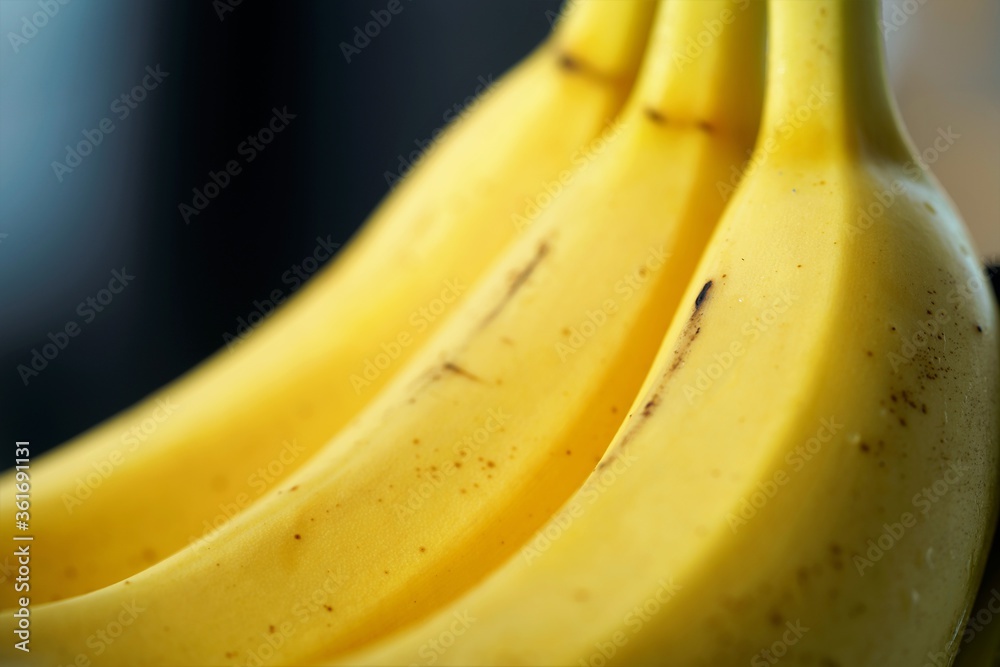 bananas on a blurred background
