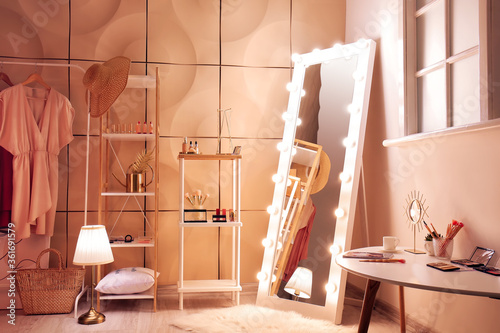 Stylish interior of modern ...