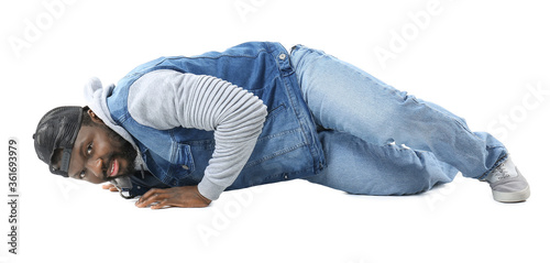 Male African-American hip-h...
