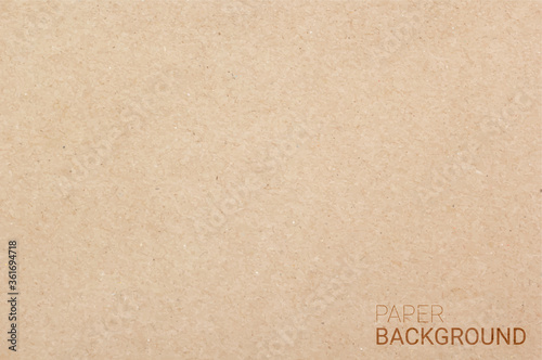 Brown paper background. Empty cardboard texture. Craft sheet
