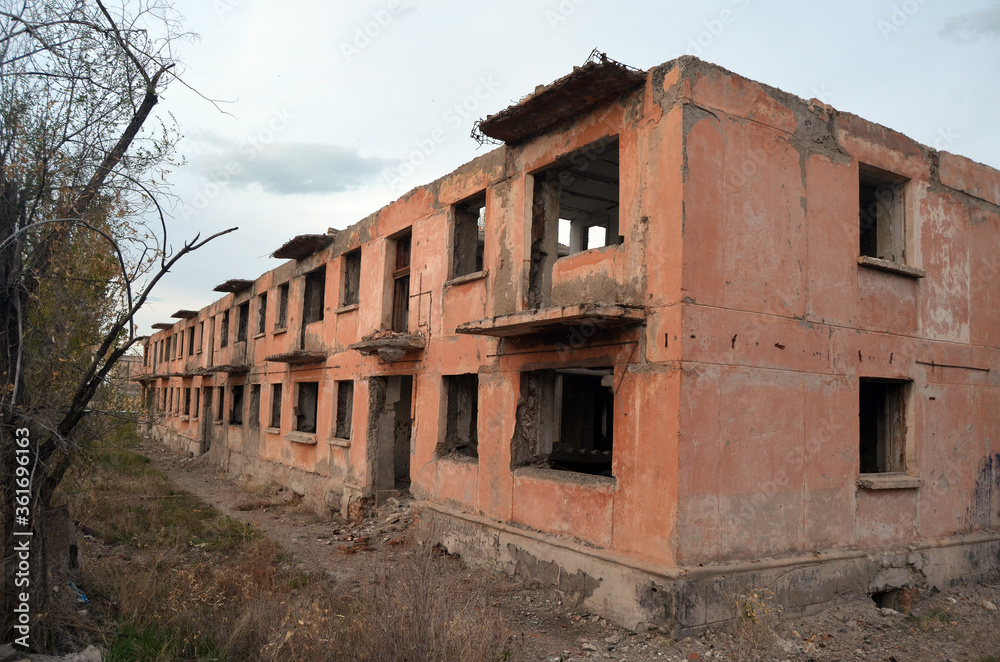 Abandoned Soviet military base in Central Asia. Abandoned Soviet military base in Central Asia.