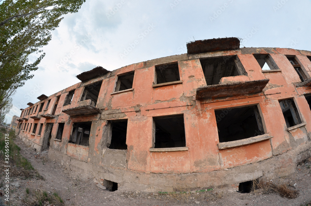 Abandoned Soviet military base in Central Asia. Abandoned Soviet military base in Central Asia.