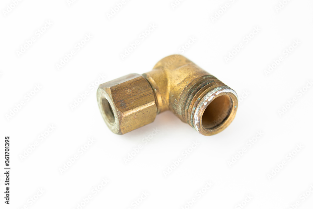 sewer pipe adapter on a white background sewer pipe adapter on a white background