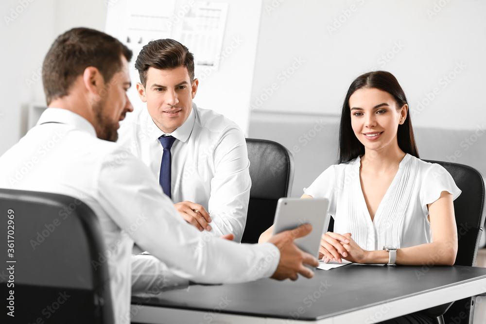 Fototapeta premium Business people working in office