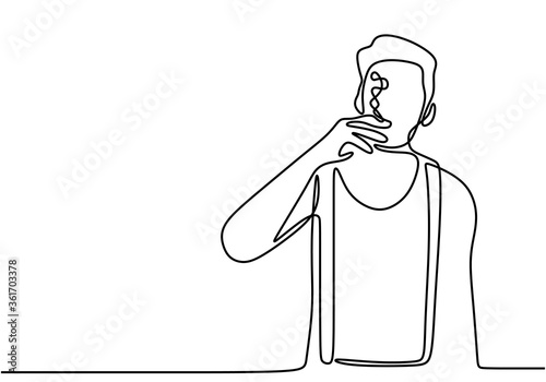 One continuous drawing line...