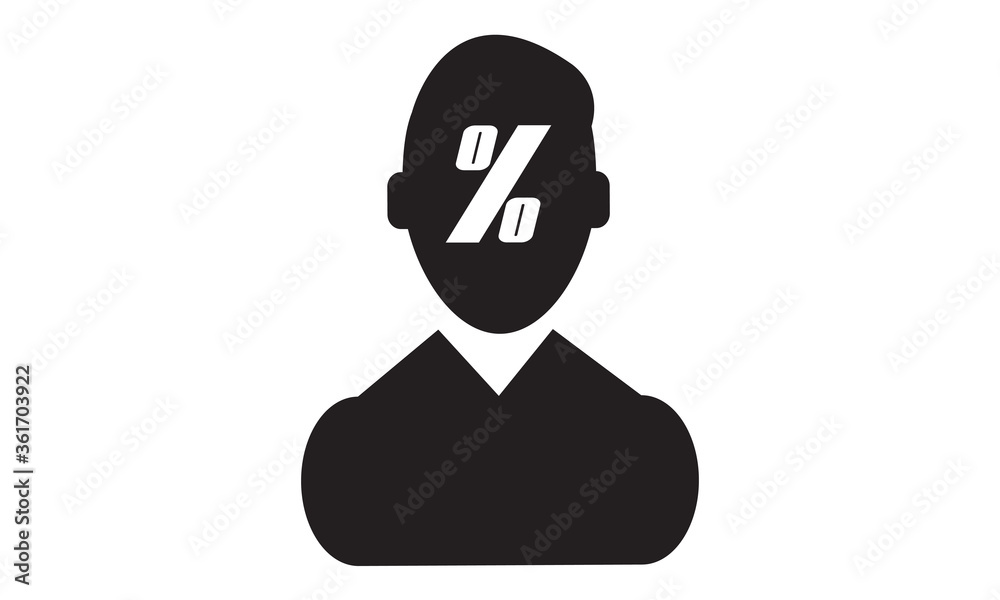 Business offer icon. vector graphics Business offer icon. vector graphics