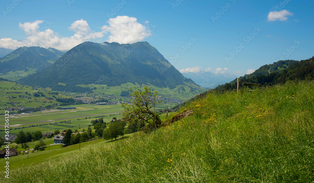 Alpenwelt am Bürgenstock nahe Luzern in der schweiz