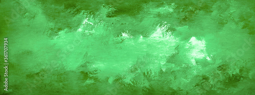 Old paint drops on green background