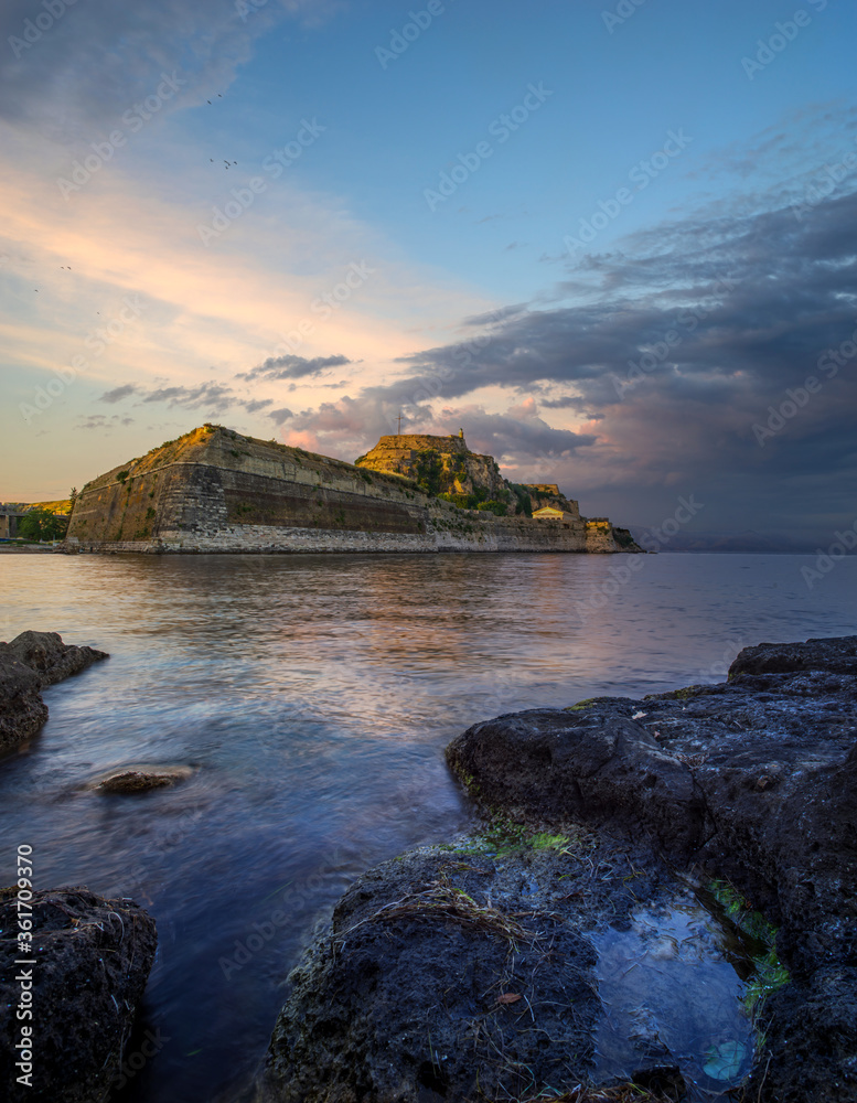 The old fortress of Corfu town