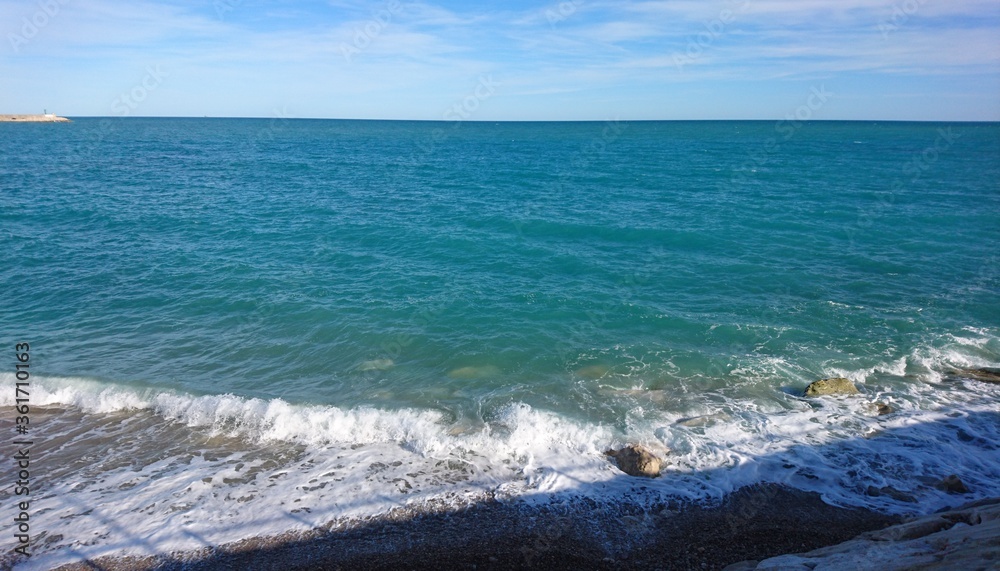 beautiful view of the coast of the sea beautiful view of the coast of the sea