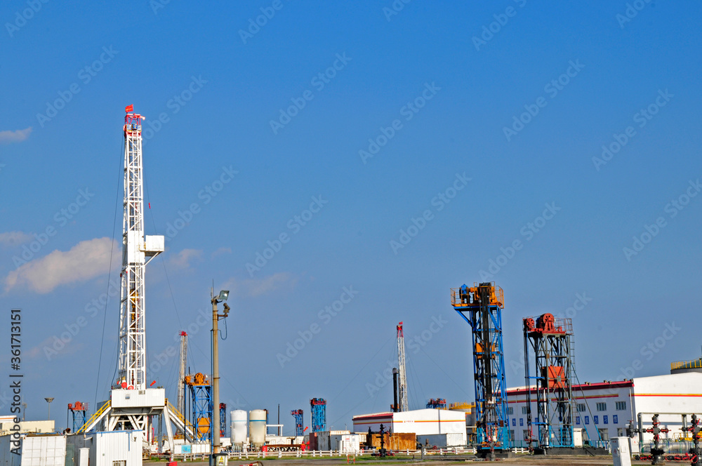 Obraz premium The oil rig
