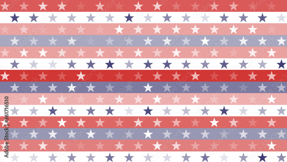 American stars and stripes seamless pattern Vector Image