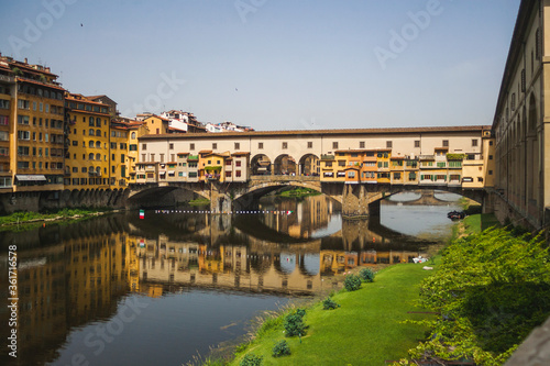 Ponte Vecchio bridge. Florence cityscape, Italy