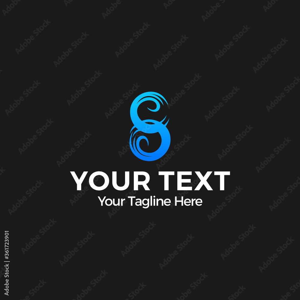 Minimal Line Letter Initial S Logo Design Template. Vector Logo Illustration
Minimal Line Letter Initial S Logo Design Template. Vector Logo Illustration