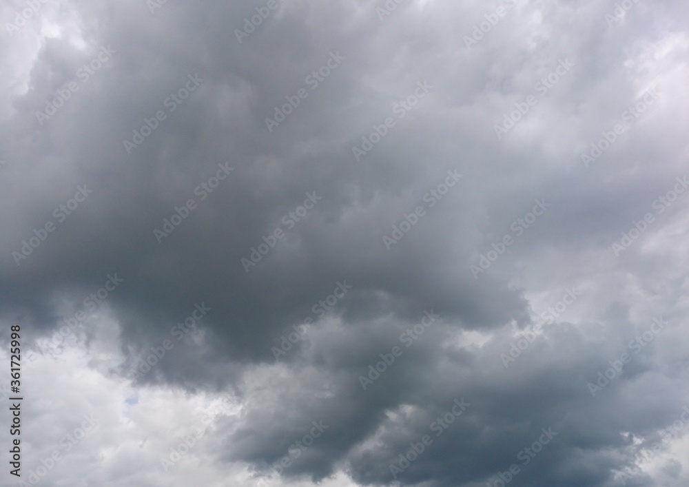 strong clouds in the sky