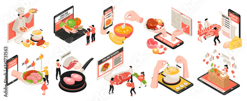 Cooking Blog Icon Set