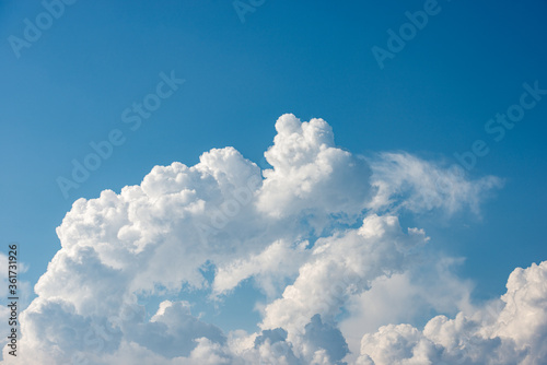 White clouds in the Blue Sky - Cumulonimbus © Alberto Masnovo