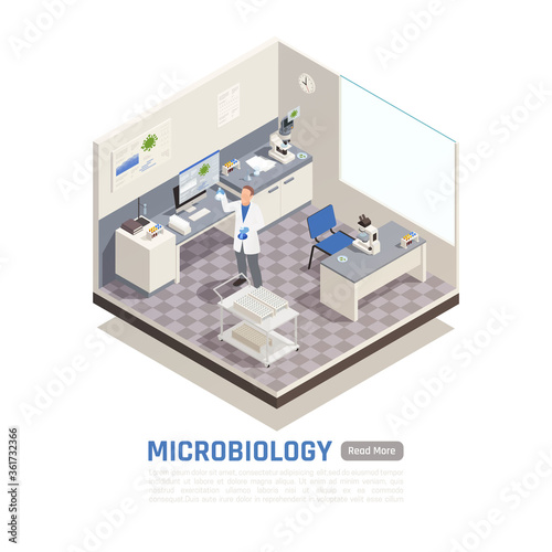Microbiology Isometric Composition