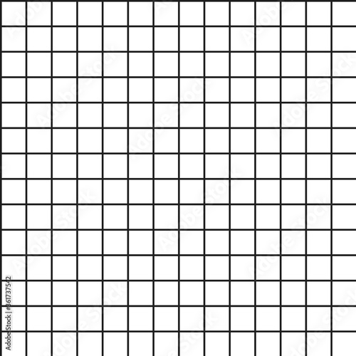 Wallpaper Mural Abstract black and white grid geometric seamless pattern. Vector background Torontodigital.ca