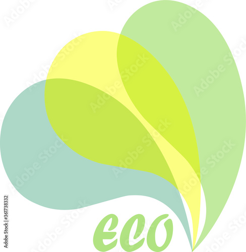 eco green logo icon sign logotype
