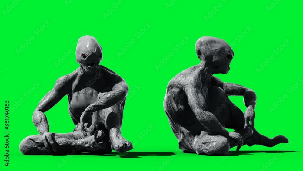 Scary monster animation. Phisical, motion, blur. Realistic 4k animation. Green screen Scary monster animation. Phisical, motion, blur. Realistic 4k animation. Green screen