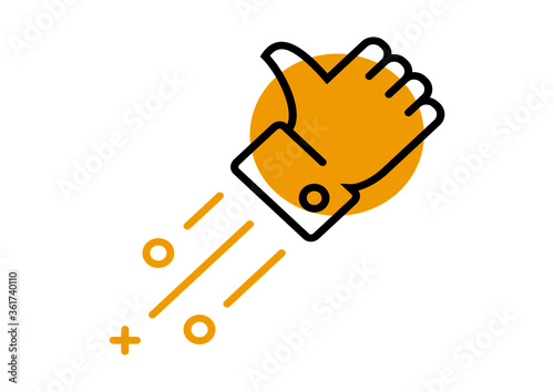 Thumbs Up Simple Design, Like Button