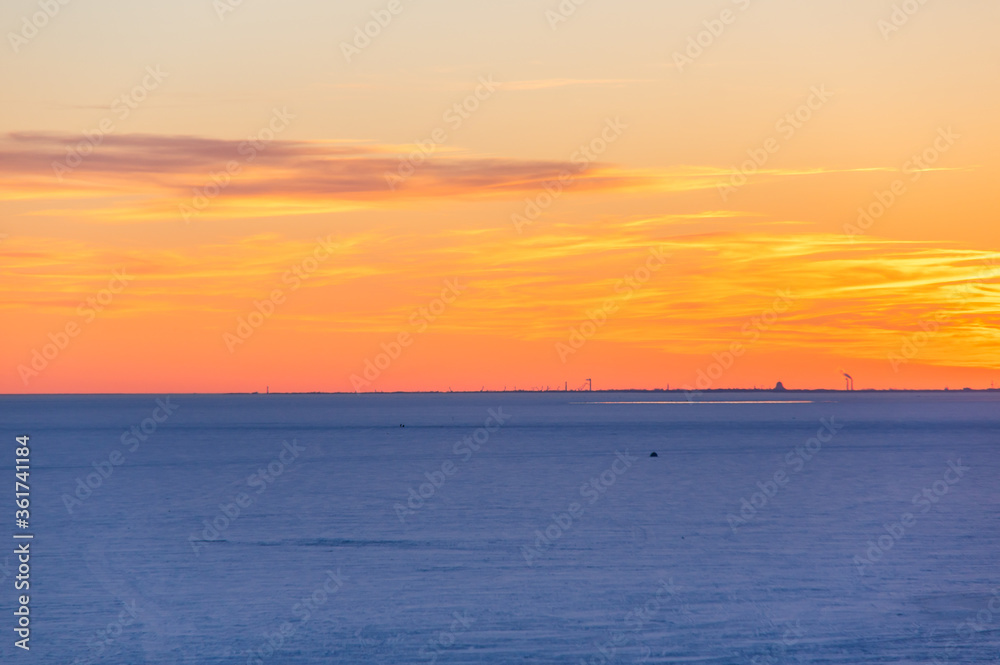 Panoramic view of the Finnish Gulf