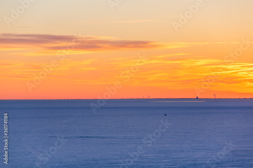 Panoramic view of the Finnish Gulf