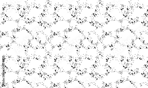 leaves and dots pattern (ID: 361741992)