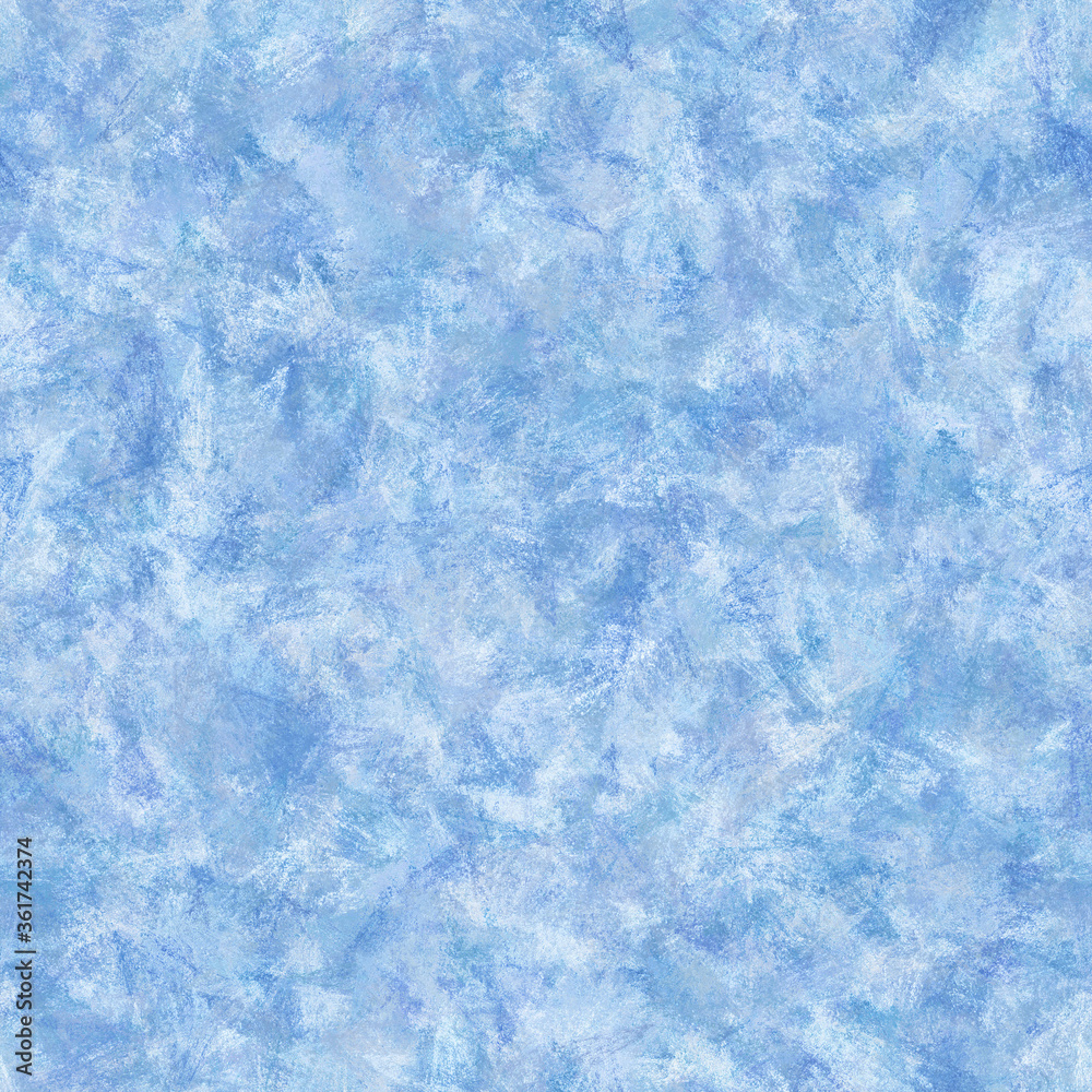 seamless pattern frozen ice texture in winter blue